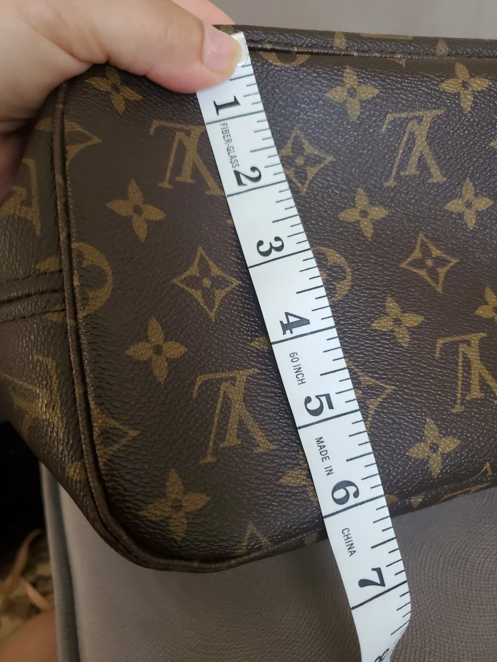 Louis Vuitton Monogram Canvas Brown Tote Bag